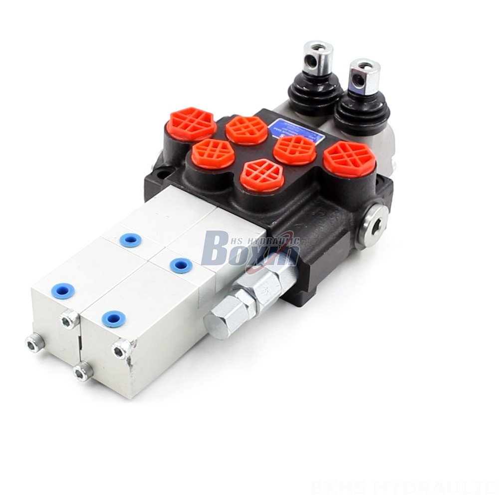 P40 Pneumatic 2 Spool Monoblock Directional Valve main image