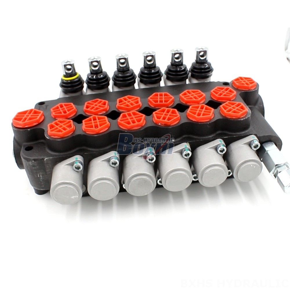 P80-G12-G34 Manual 6 Spool Monoblock Directional Valve | Manufacturer & Global Supplier main image