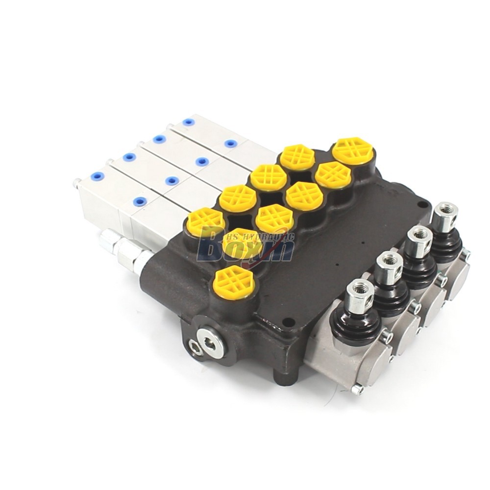 Factory Price P80Q-G-4OT 4 Spool Pneumatic Hydraulic Valve main image