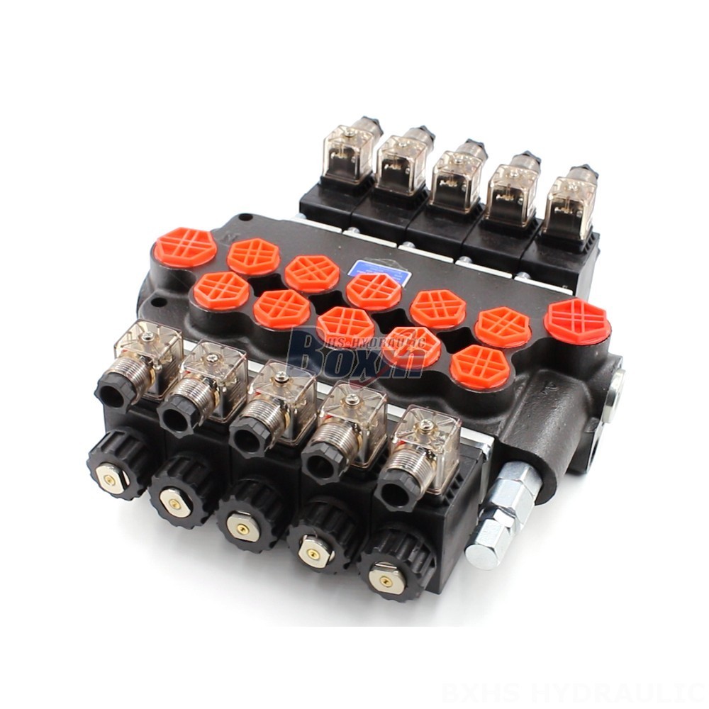P80 Solenoid 5 Spool Monoblock Directional Valve | Manufacturer & Global Supplier main image