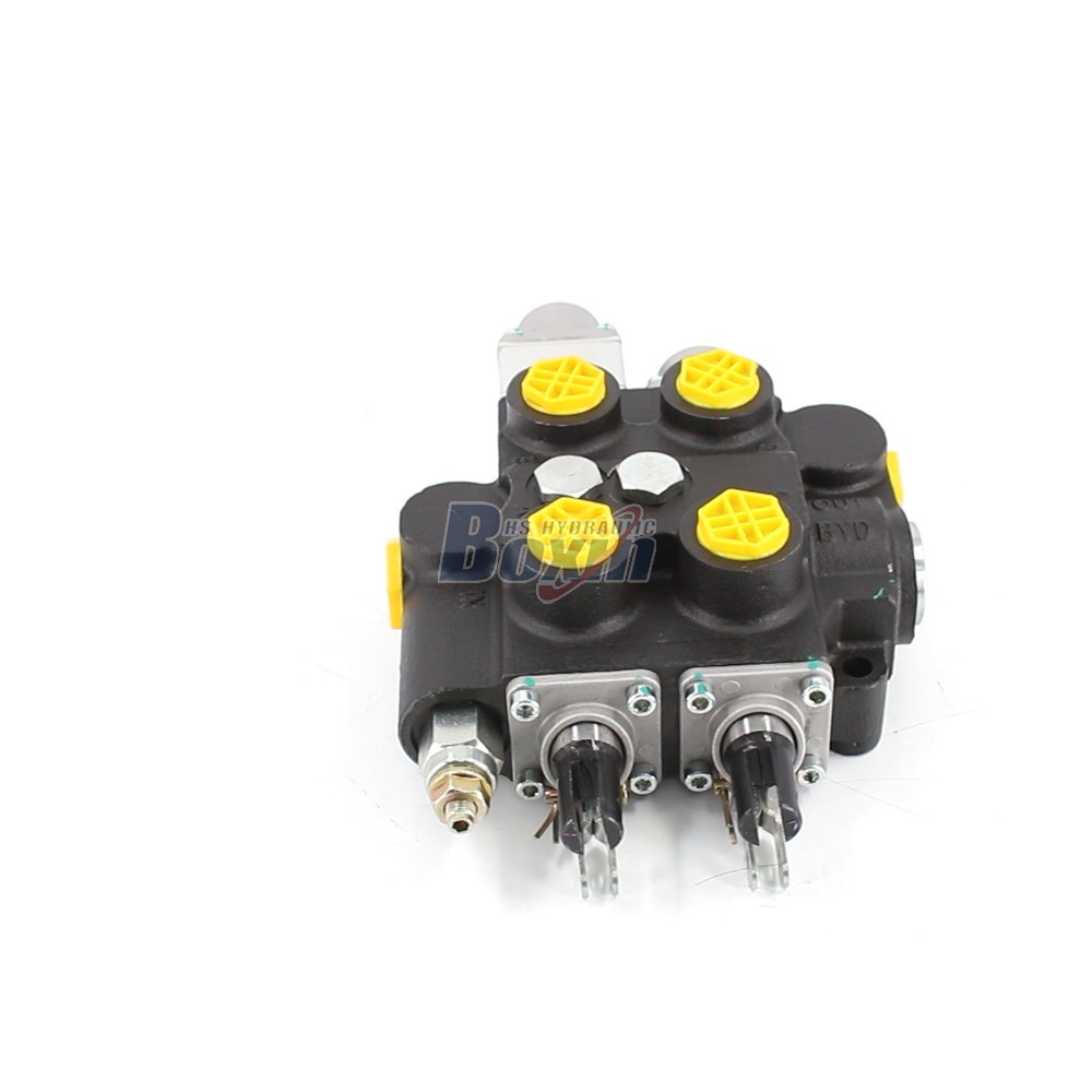 Factory Direct Supply of RD5200NPT-QTW-OT Manual 2 Spool Hydraulic Control Valve main image