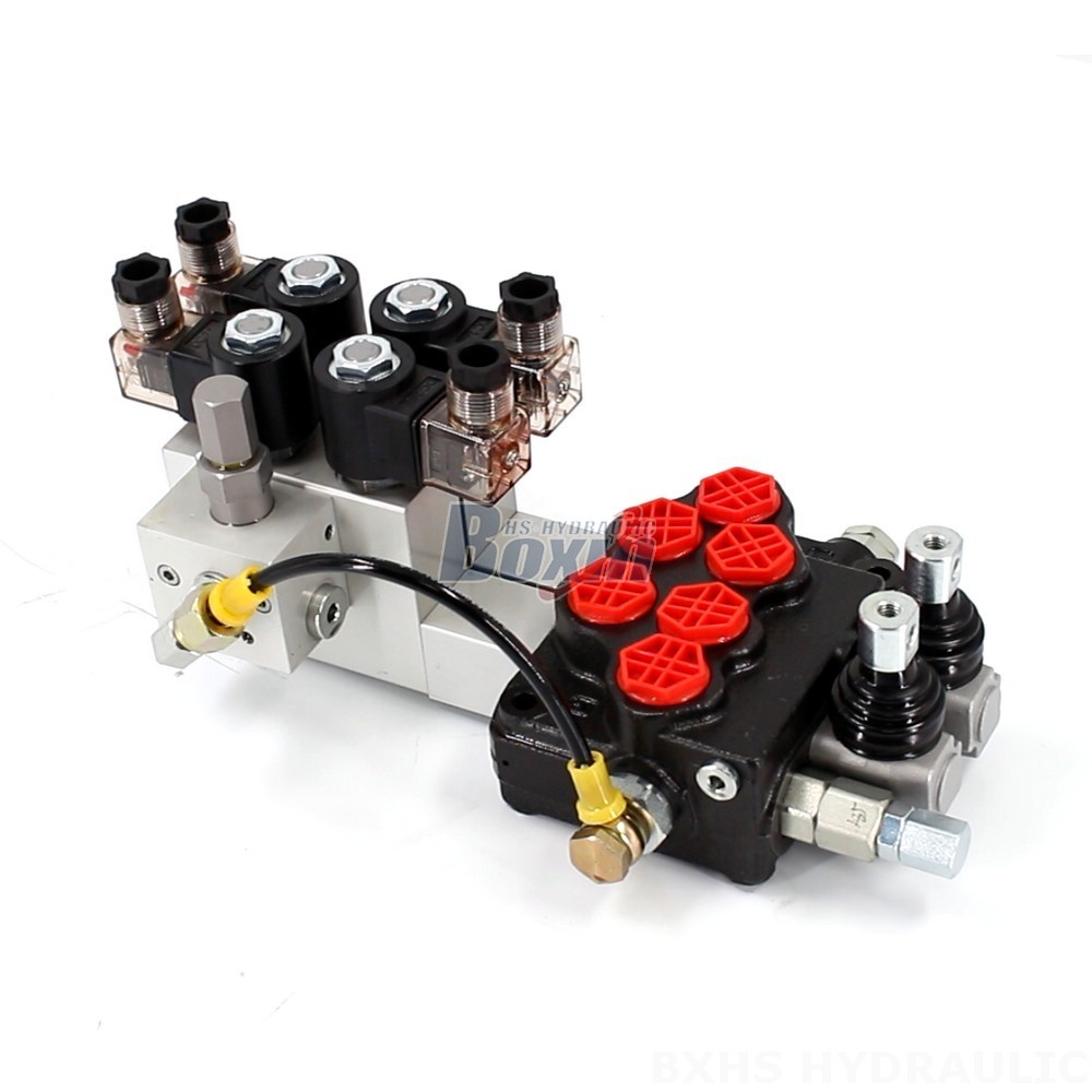 Factory Price SD5 Electro-hydraulic 2 Spool Monoblock Directional Valves - Global Supply main image
