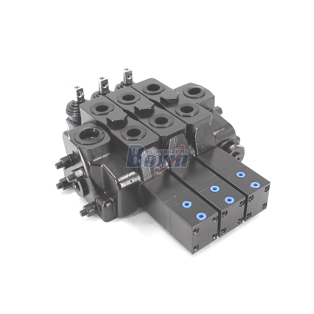 SDS180Q Manual and Pneumatic Operated 3 Spool Hydraulic Directional Valve Supplier cover photo