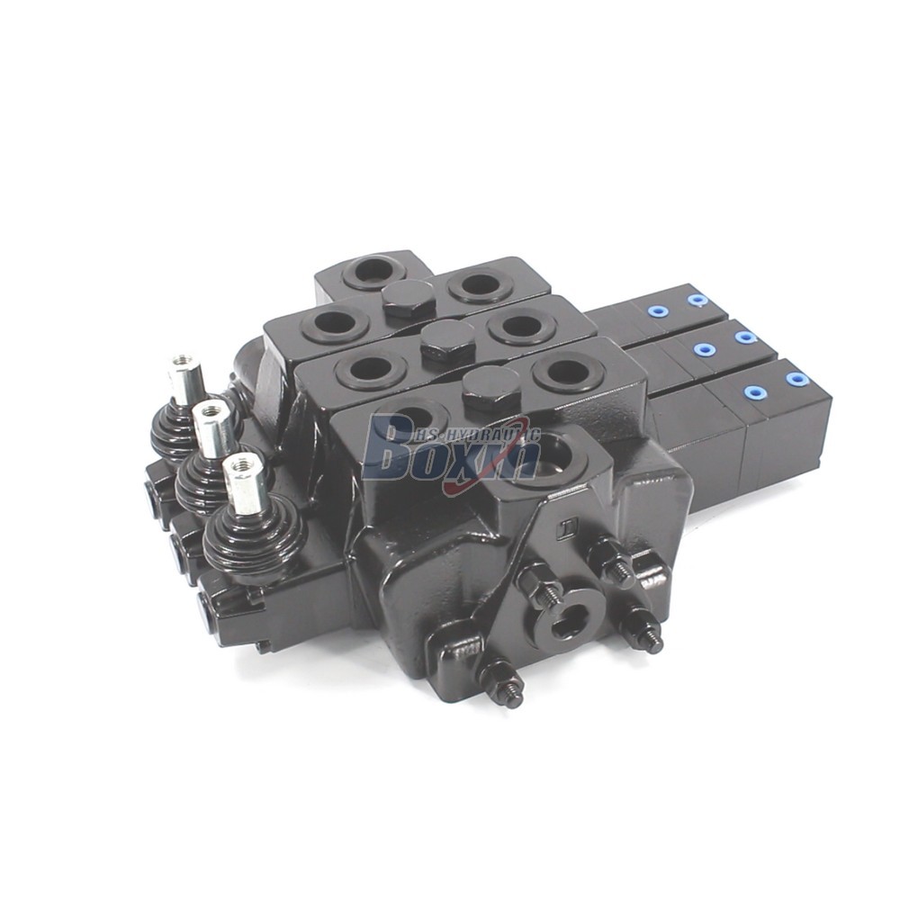 Reliable SDS180Q Pneumatic Manual 3 Spool Directional Valve for Hydraulic Applications main image