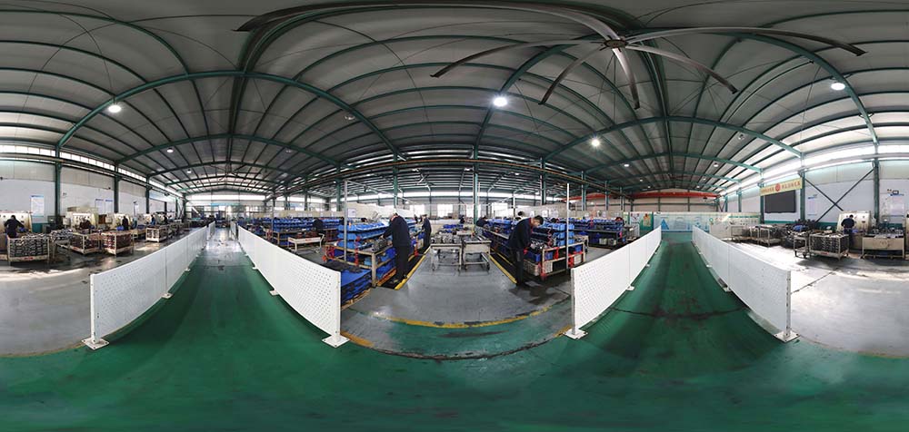 Vue panoramique à 360° de l'usine Boxinhuasheng Hydraulic