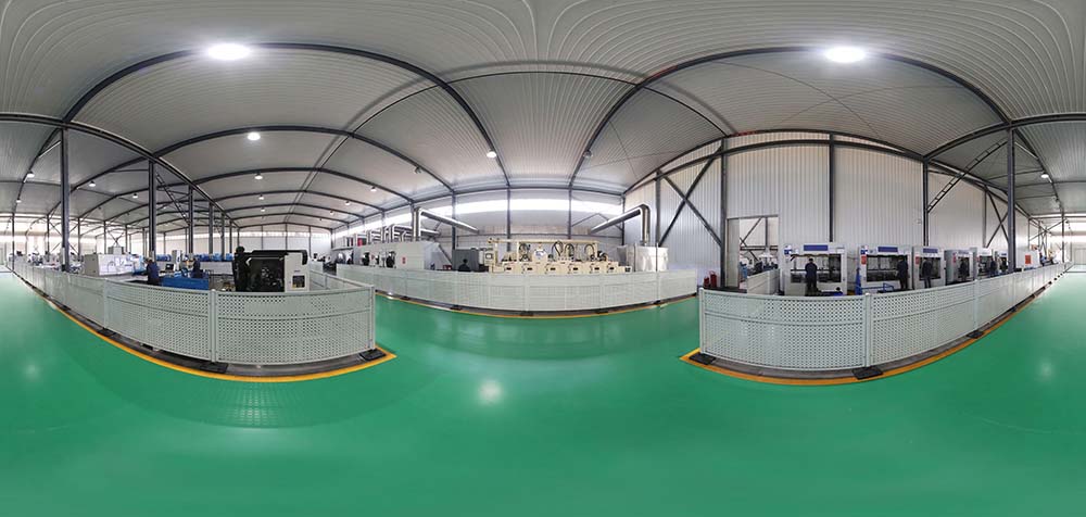 Vue panoramique à 360° de l'usine Boxinhuasheng Hydraulic